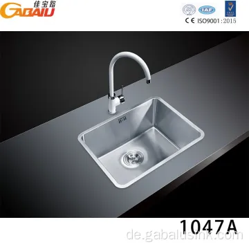 Gutes SUS304 Edelstless gepresstes Single Bowl -Spülbecken